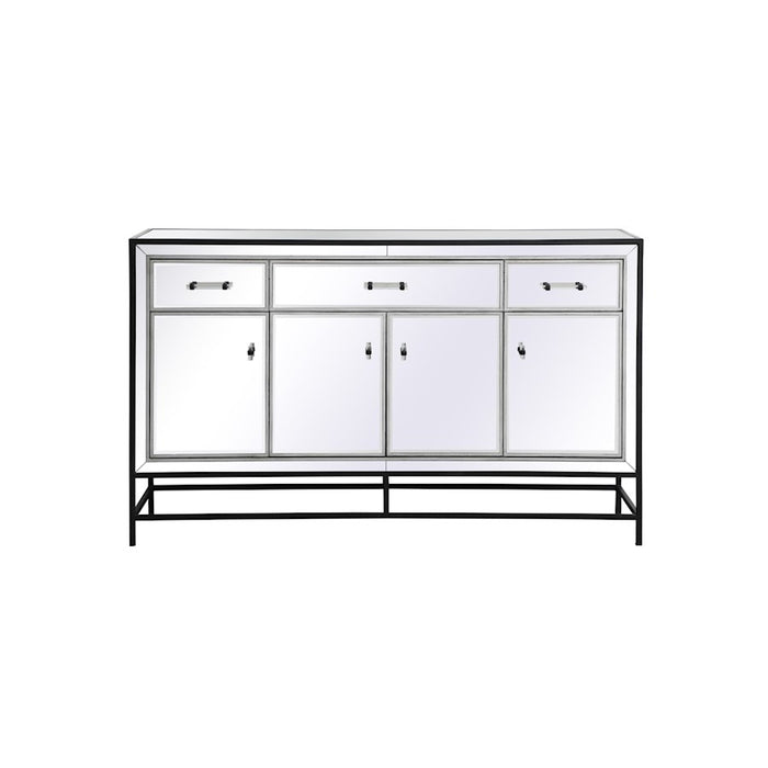Elegant Decor James 60" Credenza, Black