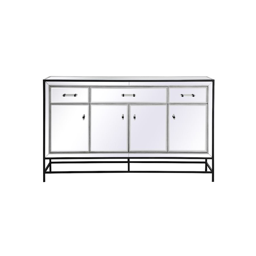 Elegant Decor James 60" Credenza, Black