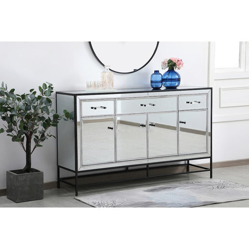 Elegant Decor James 60" Credenza, Black