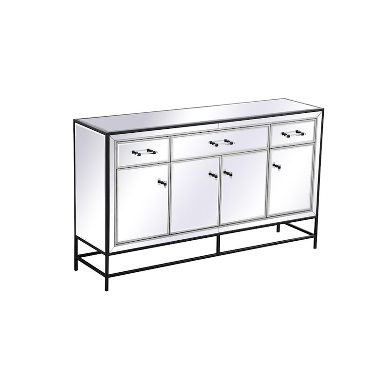 Elegant Decor James 60" Credenza, Black