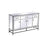 Elegant Decor James 60" Credenza, Black