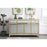 Elegant Decor Reflexion 60" Credenza, Gold