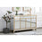 Elegant Decor Reflexion 60" Credenza, Gold