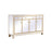 Elegant Decor Reflexion 60" Credenza, Gold