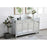 Elegant Decor Reflexion 60" Credenza, Antique Silver