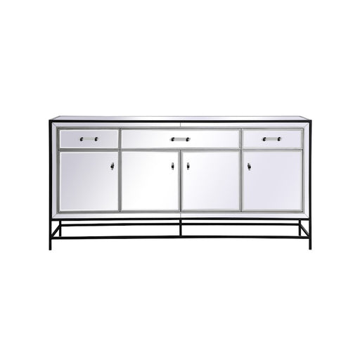 Elegant Decor James 72" Credenza, Black