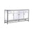 Elegant Decor James 72" Credenza, Black