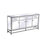 Elegant Decor James 72" Credenza, Black