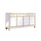 Elegant Decor Reflexion 72" Credenza, Gold
