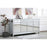 Elegant Decor Reflexion 72" Credenza, Antique Silver