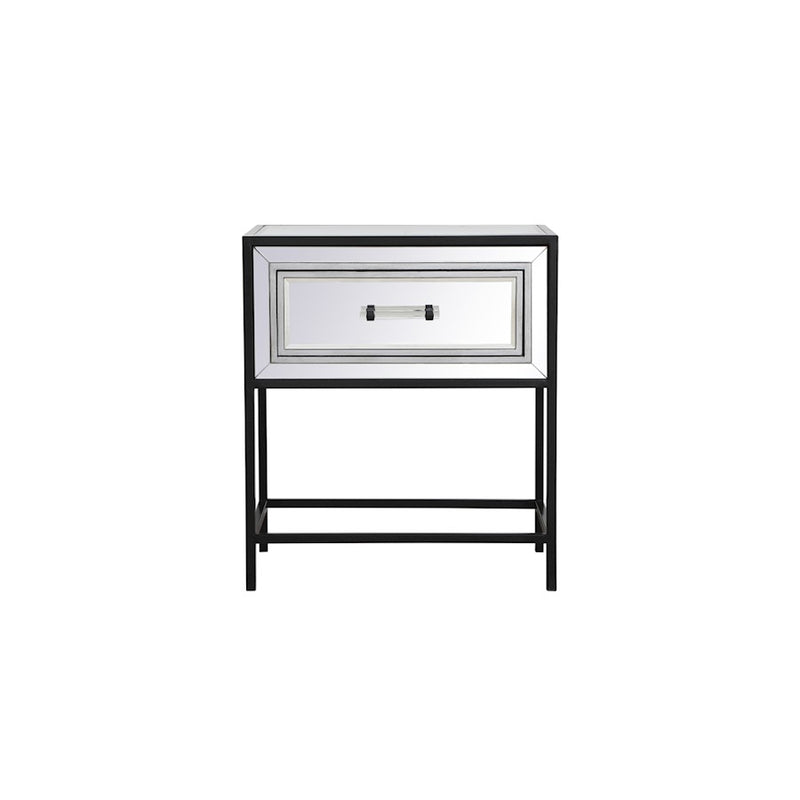 Elegant Decor 3015 Beau 21" End Tables, Black