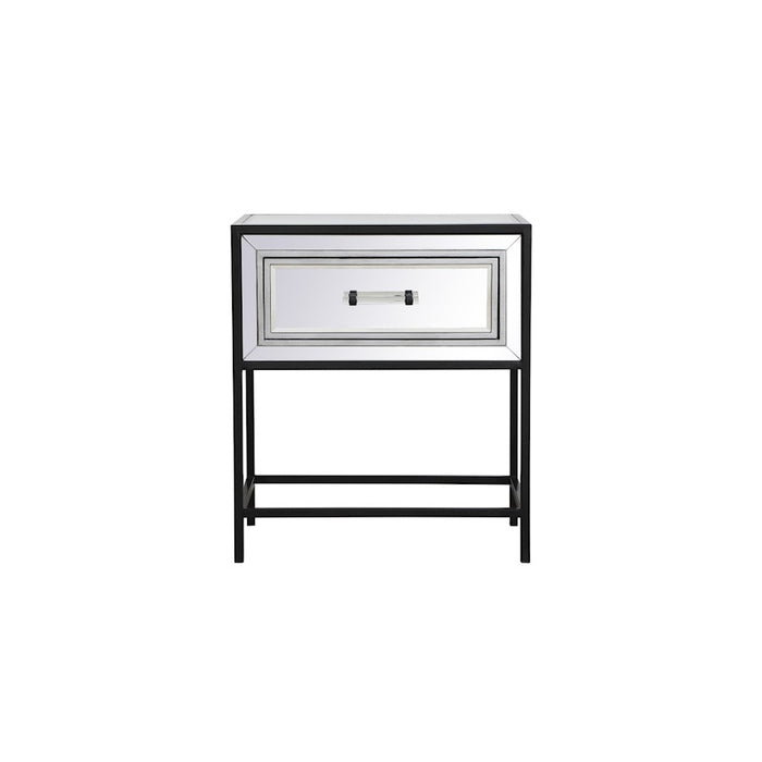 Elegant Decor 3015 Beau 21" End Tables, Black - MF73015BK