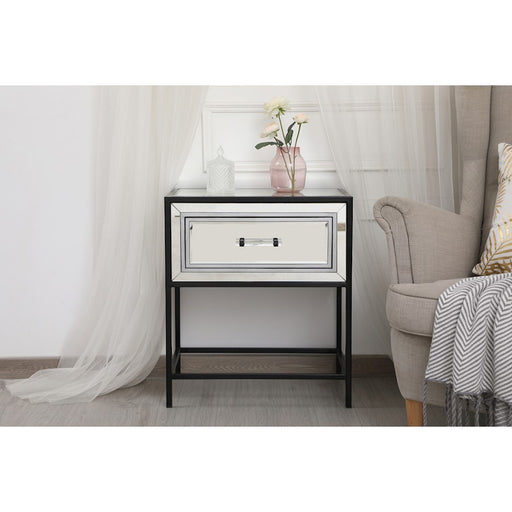 Elegant Decor 3015 Beau 21" End Tables, Black