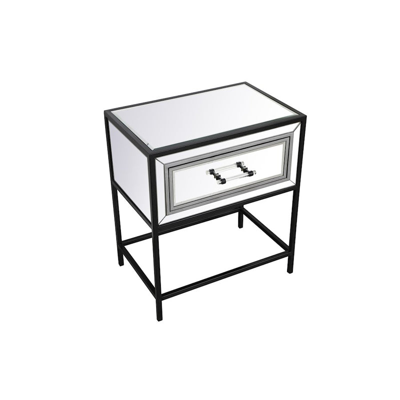 Elegant Decor 3015 Beau 21" End Tables, Black