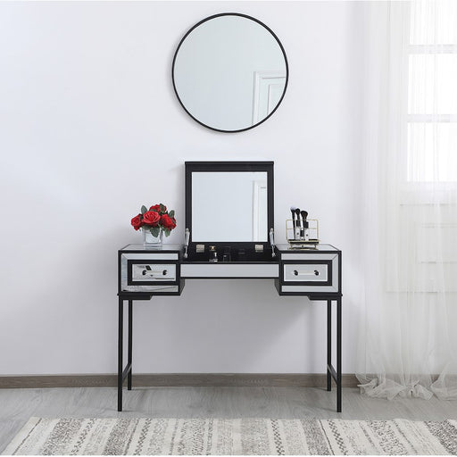 Elegant Decor Beau 41.6" Vanity Table, Black