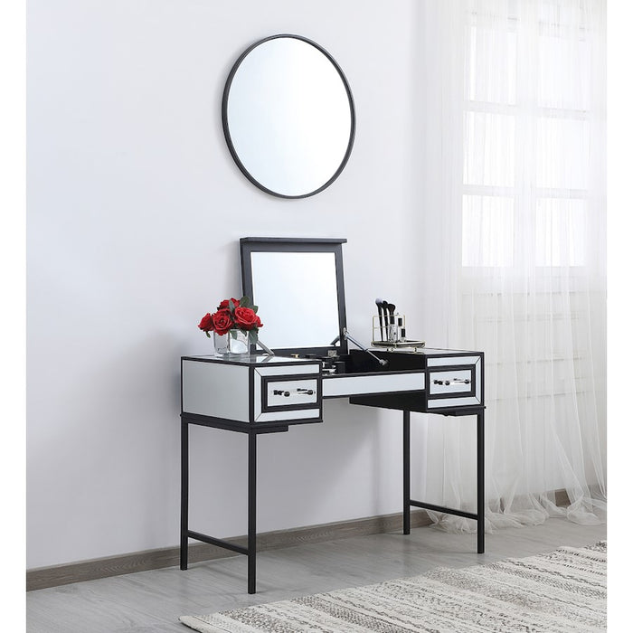 Elegant Decor Beau 41.6" Vanity Table, Black