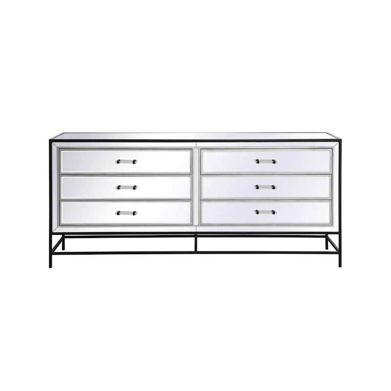 Elegant Decor James 72" Chests, Black