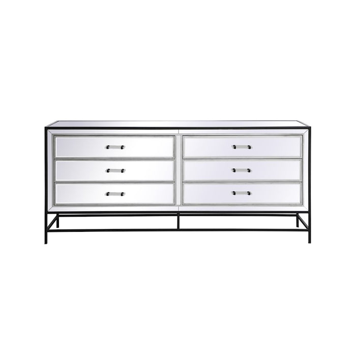 Elegant Decor James 72" Chests, Black