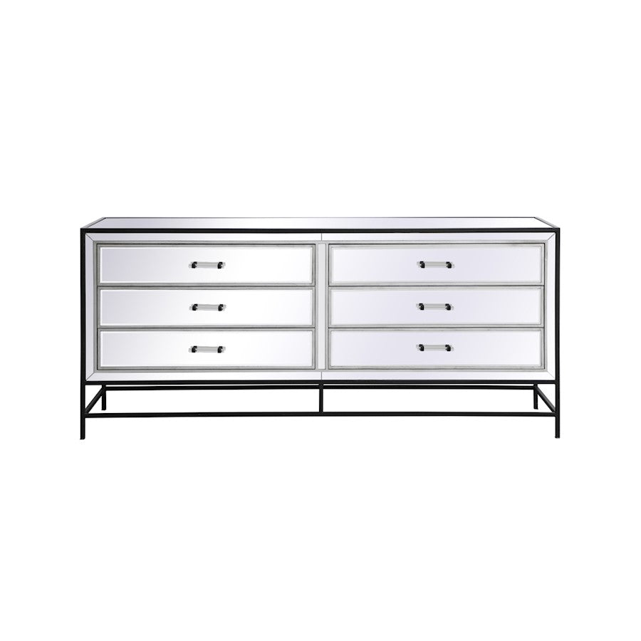 Elegant Decor James 72" Chests, Black
