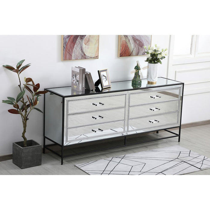 Elegant Decor James 72" Chests, Black