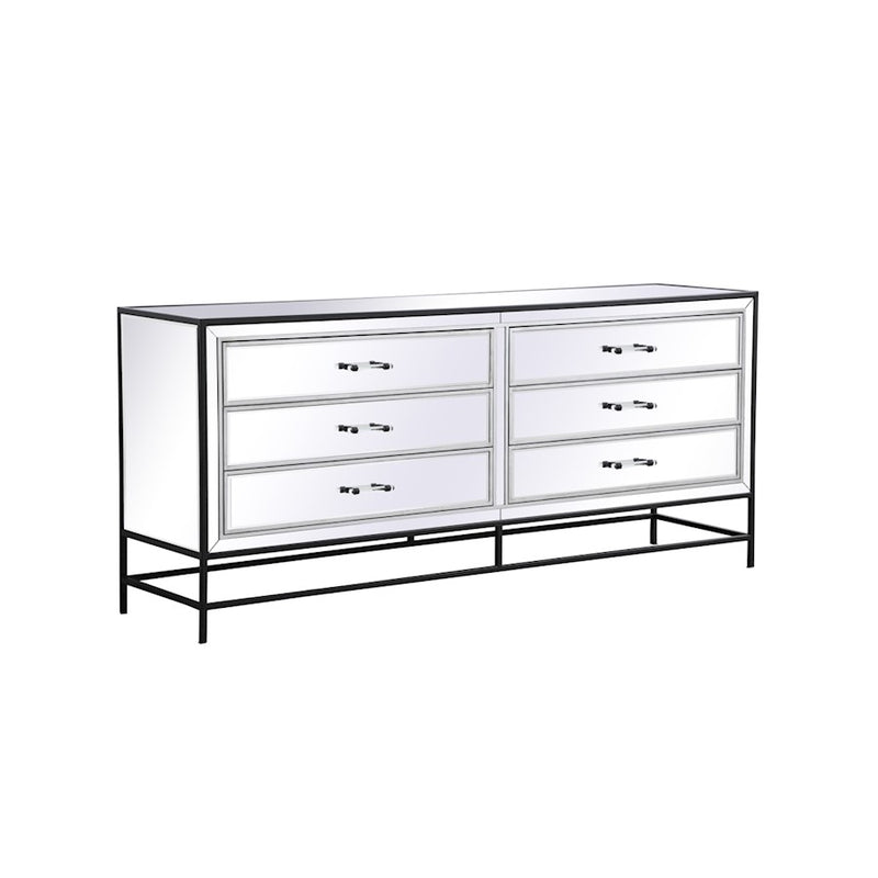 Elegant Decor James 72" Chests, Black