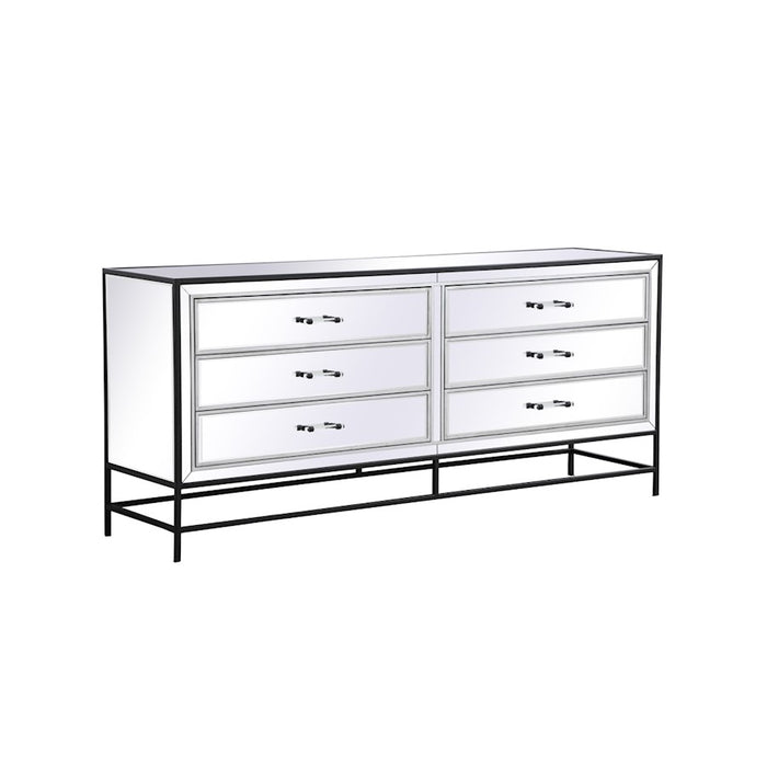 Elegant Decor James 72" Chests, Black