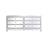 Elegant Decor Reflexion 72" Chests, Antique Silver