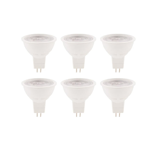 Elitco Lighting 6W 3000K Mr16 Gu5.3 Smd/500 Lumens - MR16LED104-6PK