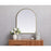 Elegant Decor Ayra Metal Frame Arch Mirror 24X30", Brass