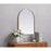 Elegant Decor Ayra Metal Frame Arch Mirror 24X30", Brass