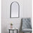 Elegant Decor Ayra Metal Frame Arch Mirror 24X36", Black