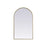 Elegant Decor Ayra Metal Frame Arch Mirror 24X40", Brass