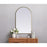 Elegant Decor Ayra Metal Frame Arch Mirror 24X40", Brass