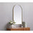 Elegant Decor Ayra Metal Frame Arch Mirror 24X40", Brass