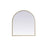 Elegant Decor Ayra Metal Frame Arch Mirror 27X30", Brass