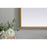 Elegant Decor Ayra Metal Frame Arch Mirror 27X30", Brass
