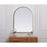 Elegant Decor Ayra Metal Frame Arch Mirror 27X36", Brass