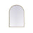 Elegant Decor Ayra Metal Frame Arch Mirror 27X40", Brass