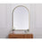 Elegant Decor Ayra Metal Frame Arch Mirror 27X40", Brass