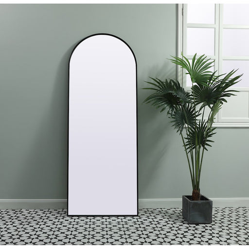 Elegant Decor Ayra Arch Full Length Mirror 28X74", Black
