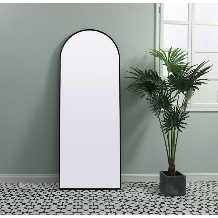 Elegant Decor Ayra Arch Full Length Mirror 28X74", Black