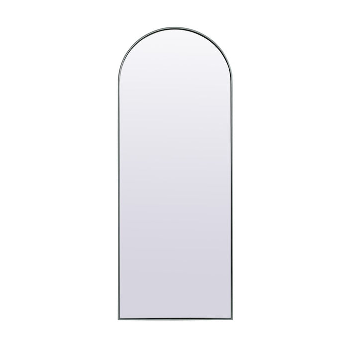 Elegant Decor Ayra Arch Full Length Mirror 28X74", Silver