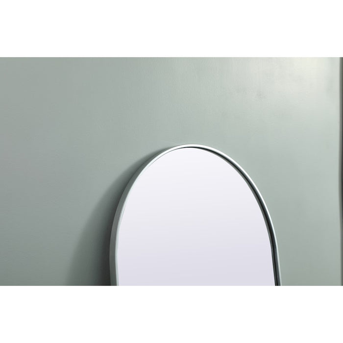 Elegant Decor Ayra Arch Full Length Mirror 28X74", Silver
