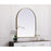 Elegant Decor Ayra Metal Frame Arch Mirror 30X36", Brass