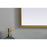 Elegant Decor Ayra Metal Frame Arch Mirror 30X36", Brass