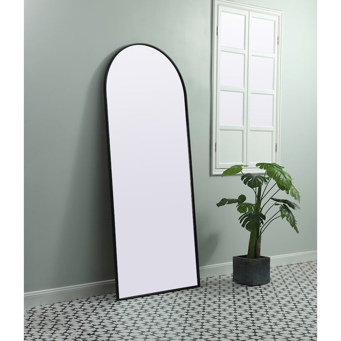 Elegant Decor Ayra Arch Full Length Mirror 32X76", Black