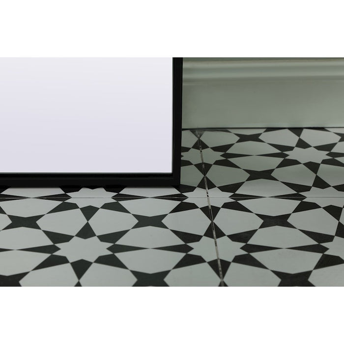 Elegant Decor Ayra Arch Full Length Mirror 32X76", Black