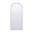 Elegant Decor Ayra Arch Full Length Mirror 32X76", Silver