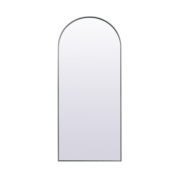 Elegant Decor Ayra Arch Full Length Mirror 32X76", Silver