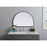 Elegant Decor Ayra Metal Frame Arch Mirror 33X24", Black